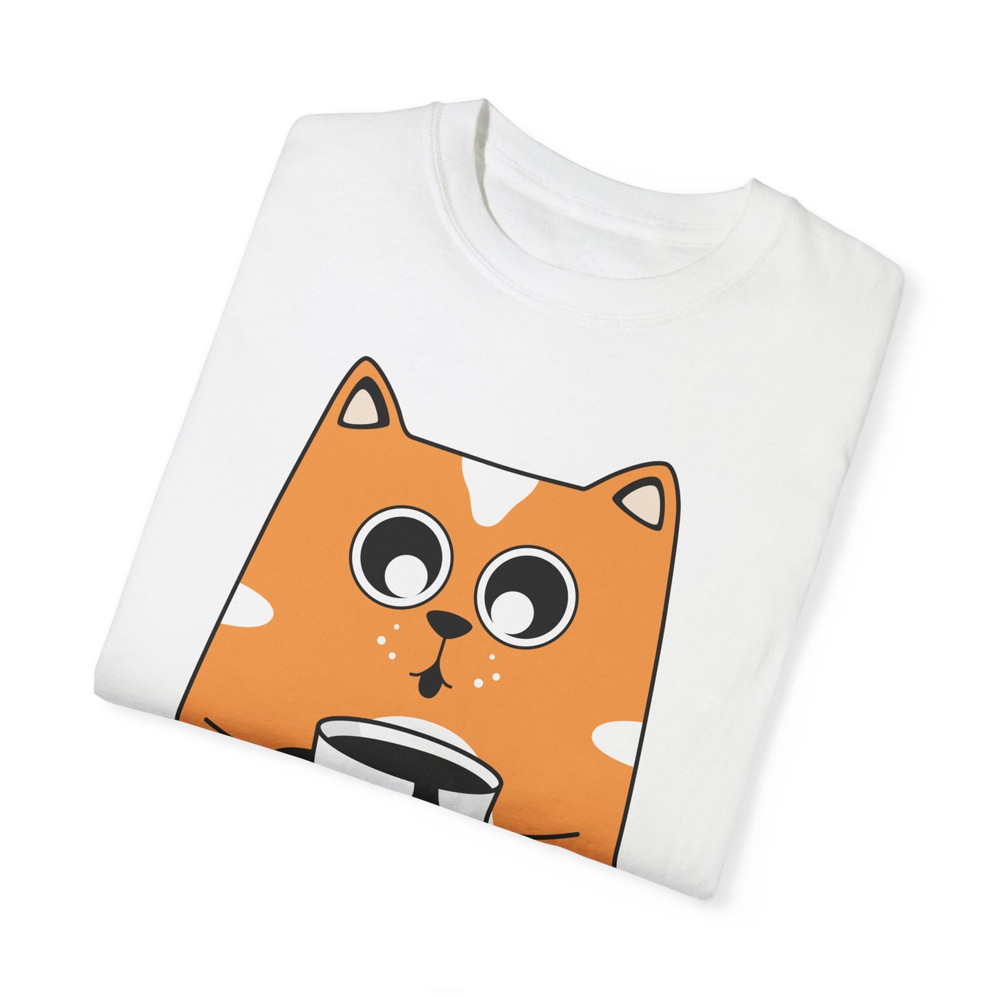 Unisex Coffee Lover Cat T-shirt