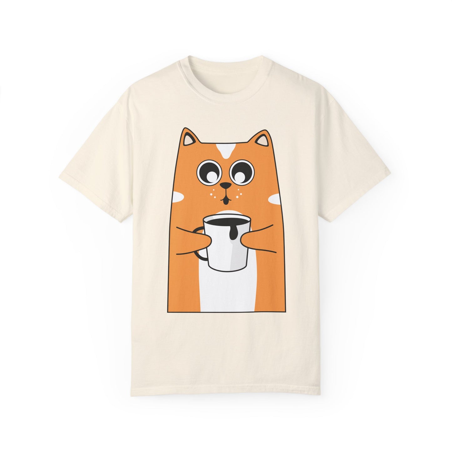 Unisex Coffee Lover Cat T-shirt