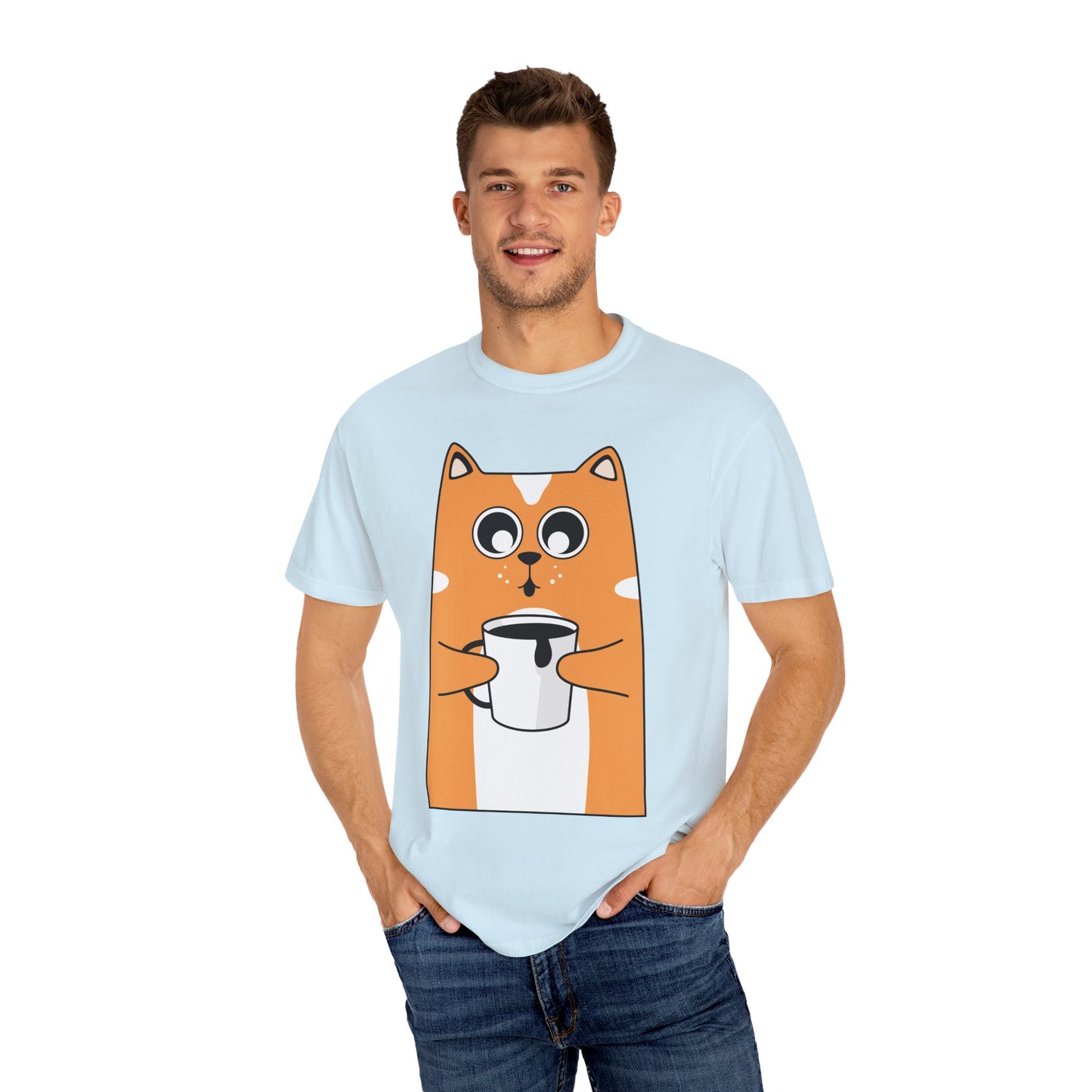 Unisex Coffee Lover Cat T-shirt