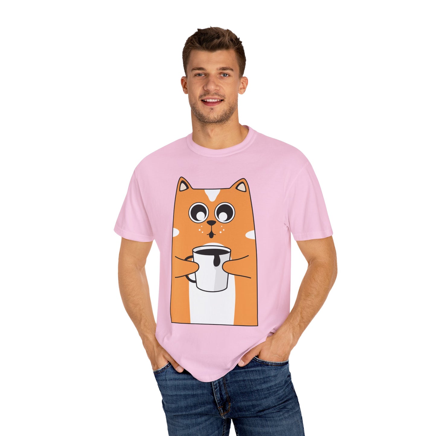 Unisex Coffee Lover Cat T-shirt