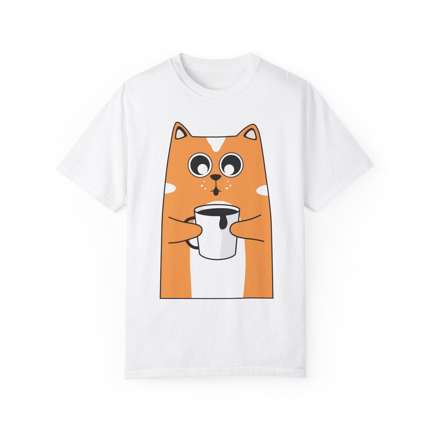 Unisex Coffee Lover Cat T-shirt