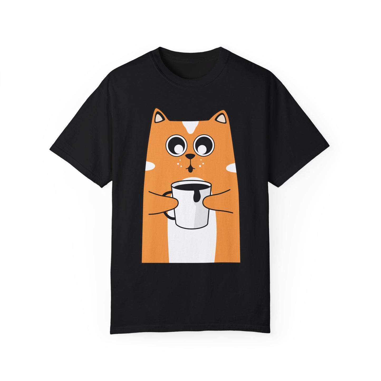 Unisex Coffee Lover Cat T-shirt
