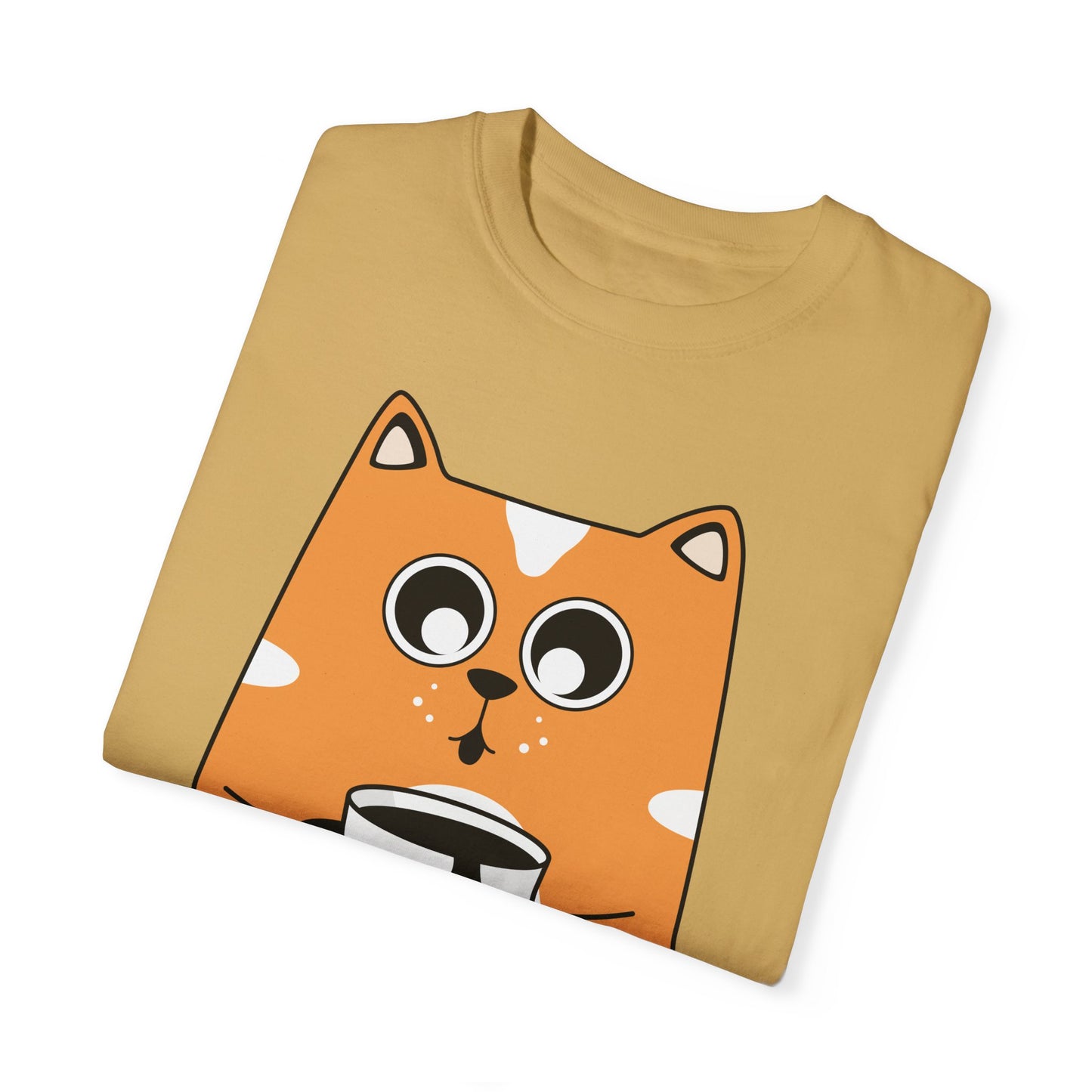 Unisex Coffee Lover Cat T-shirt