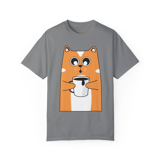 Unisex Coffee Lover Cat T-shirt